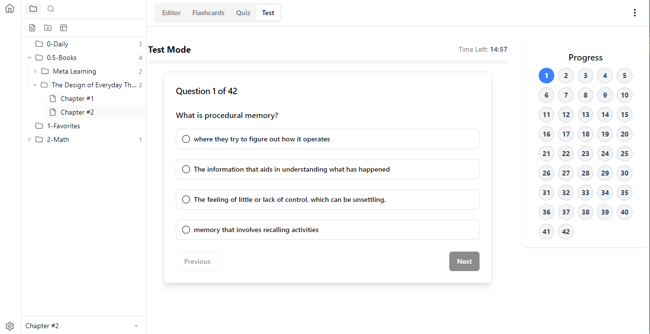 Sophia Quiz - Instant quiz generation from notes
