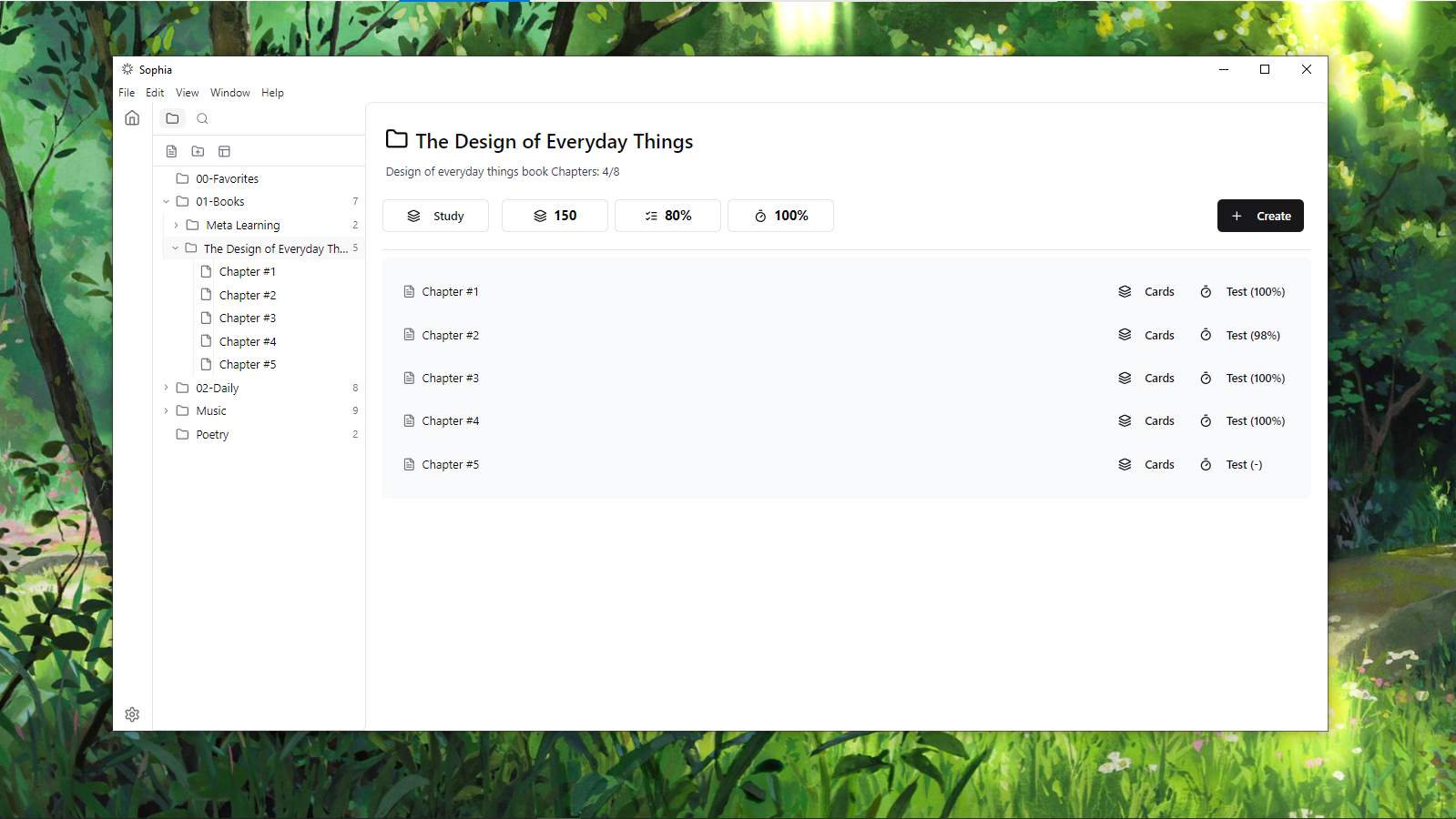 Sophia Folder Study - Instantly study entire folders